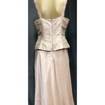 Jessica Howard Peach Evening Gown Spaghetti Strap with Bolero Womens Size 12 Photo 6