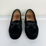 Vionic  Womens Virginia Moccasin Shoes Sz 8 Black Leather Nubuck Comfort Shoe Photo 3