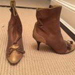 Giuseppe Zanotti  39.5 euc gold bronze hot heeled boots 9 Photo 0