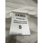 Akira  Cotton Blend white Zip At the Back size small Corset Photo 4