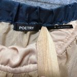 Poetry Striped Maxi Dress Womens Medium Strapless Sleeveless Casual Photo 5