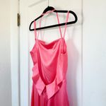 Cult Gaia | NWT Silk Shiazu Long Formal Gown Dress in Blossom Pink $1198 Large Photo 7