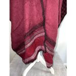 Women’s Fleece Red Reversible Pocho Shrug OS Size undefined Photo 5