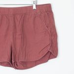 Madewell  Womens High Rise Pull-On Shorts Size L Rose Pink Casual Athleisure Photo 1