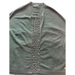 ALFA Modern Women Knitted Poncho Green Photo 2
