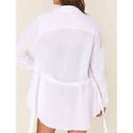 ANDIE Swim the Corvo Button Cover Up in White XXXL NWT Photo 3