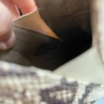 Vince Camuto Snakeskin Print Leather Gradina Block Photo 8