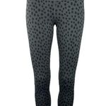 Aerie  Black Gray Leopard Print High Rise Pull On Yoga Athletic Leggings Size M Photo 0