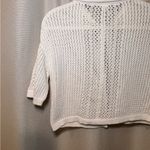 Anthropologie By XS Crochet Collared Beach Sweater Top Short Sleeve Boho Chic Photo 8