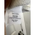 J.Crew  Women’s Jeweled Navy And White Striped Sweatshirt Glitzy Bejeweled Sz XS Photo 4