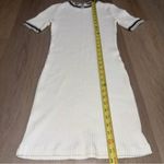 American Apparel White & Black Bodycon Ribbed Mini Dress- Size XS Photo 4