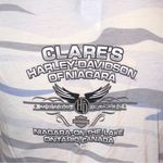 Harley Davidson  cute  gray/ blue/ white camo style T-shirt Photo 7