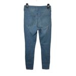 J.Crew High Rise Skinny Button Fly Jeans 27 Light Wash Stretch Denim Photo 7