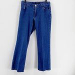 Theory Blue Medium Wash Cropped Jeans Photo 1