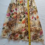 V Cristina Crochet Maxi Dress Size XL Animal Print Sleeveless Photo 6