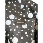 Who What Wear  Women's Navy Blue Polkadot Ruflly Bottom Dress Photo 3