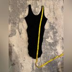 EXPRESS Women’s  Black Sleeveless Dress with Ruffles on the sides Photo 6