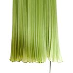 H&M Pastel Green Pleated Elastic Waist Maxi Skirt Size XS Photo 4