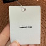 Urban Outfitters NWT  Moss Beige Colorblock Wide Brim Summer Fedora Hat, one size Photo 1