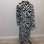 Covington zebra print fleece long bath robe Photo 6