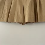 COS  Tan Pleated Mini Skirt Skort Size 8 Photo 1