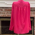 Gianni Bini (Neiman Marcus) hot pink long sleeve blouse / M / NWOT Photo 10