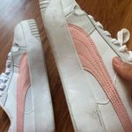 Puma  White & Pink Carina Street Platform Sneakers Photo 3