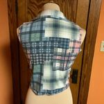 Vtg 80s plaid belly top Photo 8