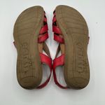 Earth Origins Earth Berri Woven Casual Round Toe Slip-on Sandals Red Women's 8.5M Photo 6