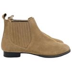 Jack Rogers  Pippa Suede Chelsea Boot Oak Leather Pull-On Bootie Women’s Size 9 Photo 7