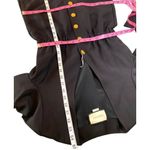 Gucci Alione V-neck Long Sleeve Button Jumpsuit Wool Silk Gold Black IT 36 US 0 Photo 10