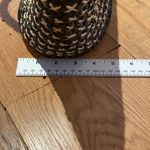 Annabel Ingall Australian Raffia Small Bibi Tote Gray V Deep Green Tan Cross Bag Photo 10