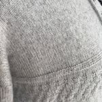 Oversized Knit Hood Sweater Gray Size L Photo 7