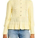 River Island  Butter Yellow Knit Cardigan Photo 0