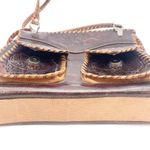 Vintage Tooled Leather Purse Made in Syria Brown Shoulder Bag Western Boho Photo 12