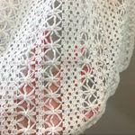 Sézane Sezane Crochet Lace Cream Off the Shoulders Mini Dress Photo 2