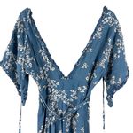 Faithfull the Brand  La Villa Jumpsuit Cornflower Blue Womens S Cottagecore Boho Photo 2