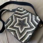 Black and White Beaded Women's Bag Photo 1