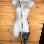 Montana West (American Bling) Turquoise/Black Leather Phone Crossbody Purse Photo 1