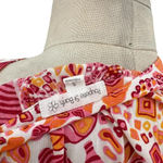 Poupette St. Barth Mini Bona V Red Chagal Printed Pink Orange Dress Size Small Photo 15