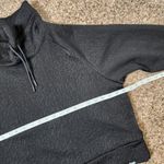 Juicy Couture Sweater Womens Size Large Cropped High Neck Pullover Black Heavy Photo 5