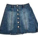Mossimo Supply Co. Denim Mini‎ Skirt | Size 4 Blue Photo 0