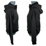 Vuori  Daily Jacket Performance Hoodie Women M Black Workout Athletic Gym Goth Photo 11