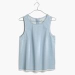Madewell  Raw Edge Denim Tank Top Photo 3