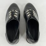 Rebecca Minkoff Polly Leather Wedge Oxfords Black 8M Photo 1