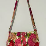 Vera Bradley Crossbody Handbag purse Hello Dahlia pattern Magnetic Closure pink Photo 0