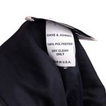 Dave and Johnny '90s Y2K  Women's Black Sleeveless Halter Rhinestone Maxi Dress 14 Photo 8