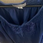 Jason Maxwell FINAL MARKDOWN  Blue Smocked 
peasant blouse 2x Photo 3