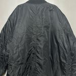 ASOS Design Womens Curve Bomber Jacket Black Full Zip Pockets Plus 16 New Photo 4