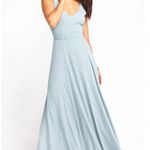 Show Me Your Mumu  Jenn Maxi Bridesmaid Dress in Silver Sage S NWT Photo 6